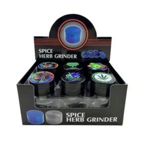 Best printed tobacco grinder 40mm 4parts